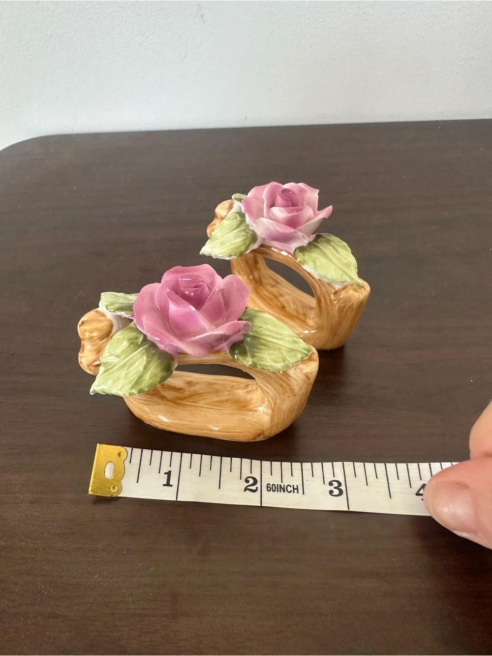 Pia fine bone china napkin rings - set of 2